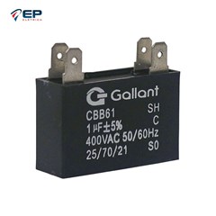 Capacitor CBB61 1MF 5 440VAC Gallant