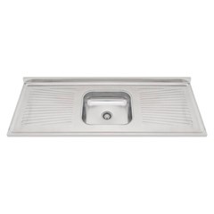 PIA INOX ESCORREDOR 180CM