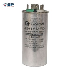 Capacitor CBB65 45+1,5MF 5 440 VAC Gallant