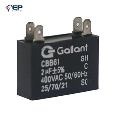 Capacitor CBB61 2MF 5 440 VAC Gallant