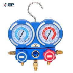 Kit Manômetros Analógicos para Refrigeração Gallant