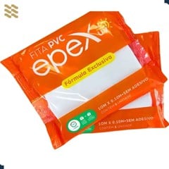 Fita PVC 100mm x 10m Branco - Epex