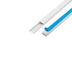 Canaleta  Adesiva Sem Divisão 20x10x2m Branco - Enerbras