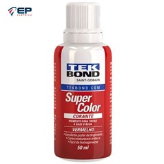 Corante Líquido para Tinta Vermelho 50ml - Tek Bond