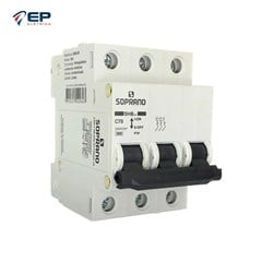 DISJUNTOR 3P CURVA C 25A 3KA