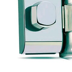 Fechadura Porta Vidro Pv-90 1f Cromada - Hdl