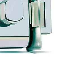 Fechadura Porta Vidro Pv-90 1f Cromada - Hdl