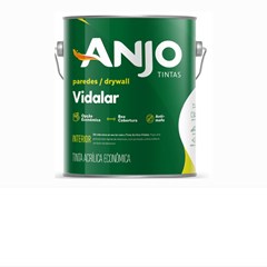 Tinta Acrílica Econômica Branco Neve Fosco 3,6 Litros - Anjo Tintas