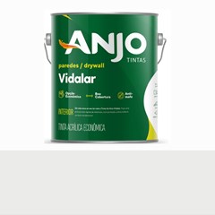 Tinta Acrílica Econômica Gelo Fosco 3,6 Litros - Anjo Tintas