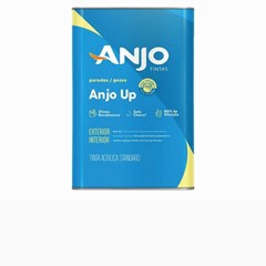 Tinta Acrílica Standard Branco Fosco 18 Litros - Anjo Tintas