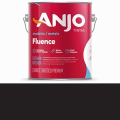 Esmalte Sintético Fluence Preto Fosco 3,6 Litros - Anjo Tintas