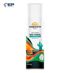 Tinta Spray Uso Geral Branco Brilhante 350ml - Nordestin
