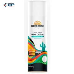 Tinta Spray Uso Geral Branco Fosco 350ml - Nordestin