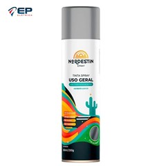 Tinta Spray Uso Geral Alumínio para Rodas 350ml - Nordestin