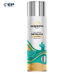 Tinta Spray Alta Temperatura Alumínio 350ml - Nordestin