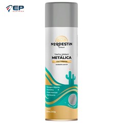 Tinta Spray Metálica Prata 350ml - Nordestin