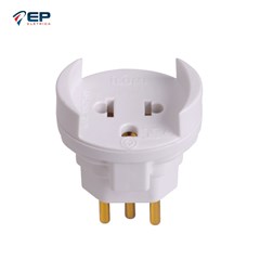 ADAPTADOR PINO 2P+T 10A 250V BR