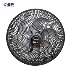 Ventilador de Parede 60CM Bivolt Preto Vent New