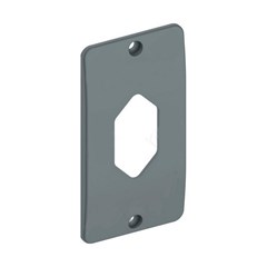 Placa Tomada Hexagonal Vertical 1”” Cinza - Masster Plasticos