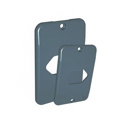 Placa Tomada Hexagonal Horizontal 1”” Cinza - Masster Plasticos