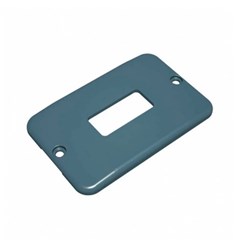 Placa 1 Posto Condutop 1”” Cinza - Masster Plasticos