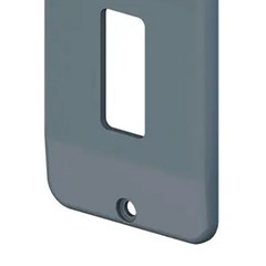 Placa 1 Posto Condutop 1”” Cinza - Masster Plasticos