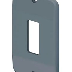 Placa 1 Posto Condutop 1”” Cinza - Masster Plasticos