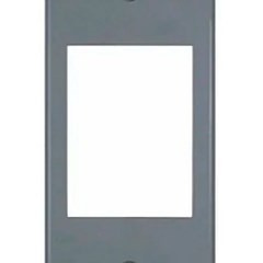 Placa 3 Posto Condutop 1”” Cinza - Masster Plasticos