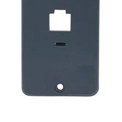 Placa 1 Posto Rj45 Condutop 1”” Cinza - Masster Plasticos