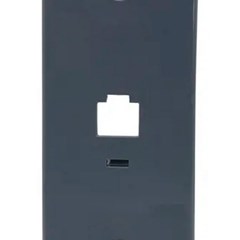 Placa 1 Posto Rj45 Condutop 1”” Cinza - Masster Plasticos