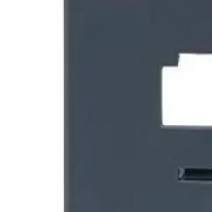 Placa 1 Posto Rj45 Condutop 1”” Cinza - Masster Plasticos