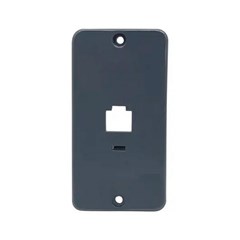 Placa 1 Posto Rj45 Condutop 1”” Cinza - Masster Plasticos