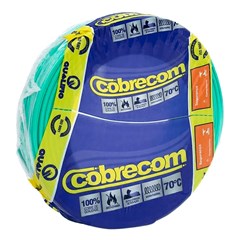 Cabo Flex 4,00mm² 750v 70° Verde 100m - Cobrecom