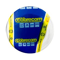 Cabo Flex 4,00mm² 750v 70° Branco 100m - Cobrecom
