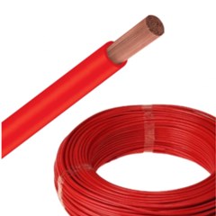 Cabo Flex 4,00mm² 750v 70° Vermelho 100m - Cobrecom