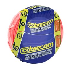 Cabo Flex 4,00mm² 750v 70° Vermelho 100m - Cobrecom