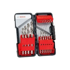 JOGO BROCA METAL 1MM-10MM 18PCS