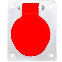 Tomada Embutir 2p+T 16a 380/415v 9h Ip44 Vermelho - Tramontina