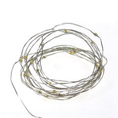 Cordão Luminoso Arame Pilha Amarela - Taschibra