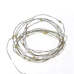 Cordão Luminoso Arame Pilha Amarela - Taschibra