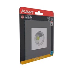 Spot Led Supimpa Quadrado 3w 3000k Bivolt - Avant
