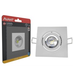 Spot Led Supimpa Quadrado 3w 3000k Bivolt - Avant