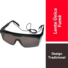 Óculos De Proteção Vision Fumê Ar/Sc Medicam 3720 - 3m
