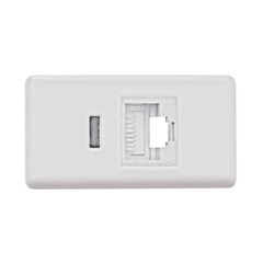 Módulo Tomada Rj45/11 Liz Branca - Tramontina