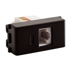 Módulo Tomada Rj45 Cat. 6 Liz Grafite - Tramontina