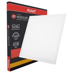 Painel Embutir Led Quadrado 45w 3000k Bivolt - Avant