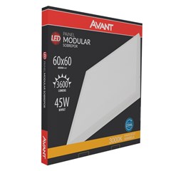 Painel Sobrepor LED Quadrado 45W 3000K Bivolt - Avant