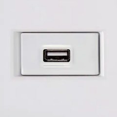 Módulo Tomada Usb Liz Branca - Tramontina