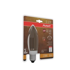Lâmpada Vela Led Clara E-14 2w 2200k 127v - Avant