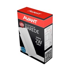 Balizador Parede Elegance Led 2w 6500k Bivolt - Avant